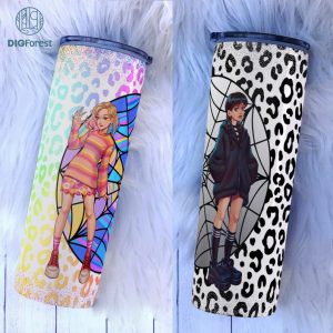 Wednesday Tumbler Wrap Png, Addams Family Tumbler Design, Tumbler Wrap PNG, Addams Tumbler, 20 oz Wednesday Tumbler Wrap Design