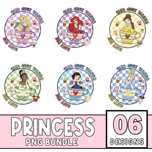 Disney Princess Besties Trip Png Bundle, Girl Just Wanna Have Fun Princess Png, Best Friends Matching Shirt, Princess Birthday Sublimation Design