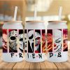 16oz Libbey Glass Can Wrap, Scary Faces, Horror movie Villains Libbey Tumbler Wrap Template, Horror Movie Characters Friends Glass Wrap PNG