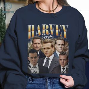Harvey Specter Vintage Graphic PNG, Suits Movie Homage TV Shirt, Harvey Specter Bootleg Rap Shirt, Graphic Tees For Women Trendy
