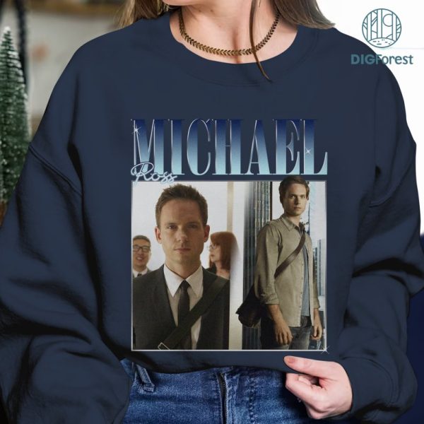Michael Ross Vintage Graphic Png, Suits Movie Homage TV Shirt, Michael Ross Bootleg Rap Png, Graphic Tees For Women Trendy, Instant Download