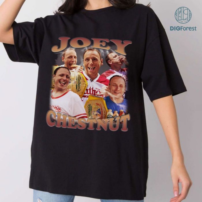 Joey Chestnut Shirt | Vintage Joey Chestnut PNG | Joey Chestnut Homage Shirt | Hot Dog Eating Contest Tee