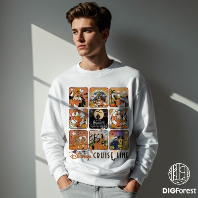 Disney Vintage Mickey Cruise Line Halloween PNG – On The High Seas PNG, Mickey & Friends Halloween PNG