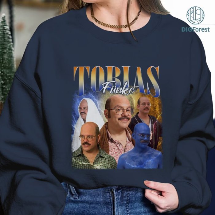 Tobias Funke Vintage Graphic PNG File, Arrested Development Homage TV Shirt, Tobias Funke Bootleg Rap Shirt, Sublimation Designs