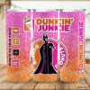 Disney Malecifent Dunkin Junkie Png Tumbler Wrap | Villains 20Oz Skinny Tumbler Png | Malecifent Straight & Tapered Tumbler Digital Download
