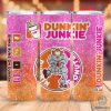 It Pennywise Dunkin Junkie Png Tumbler Wrap | Horror Movie 20Oz Skinny Tumbler Png | Horror Straight & Tapered Tumbler Sublimation Designs