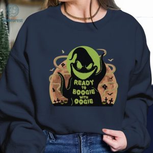 Horror Halloween The Nightmare Before Christmas Shirt, Horror Halloween The Nightmare Before Christmas Png File, Jack And Sally, Ready To Boogie With Oogie Png , Jack Skellington Halloween Png