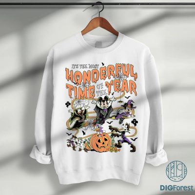 Disney It’s The Most Wonderful Time Halloween PNG – Mickey's Not So Scary PNG, Spooky Season PNG