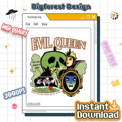 Disney Retro Evil Queen Shirt – Snow White, Poison Apple, Disneyland Villains Shirt, Walt Disneyworld Trip Design