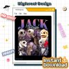Jack Skellington Vintage PNG – Nightmare Before Christmas PNG, Halloween Bootleg PNG, Rap Style PNG