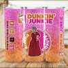 ‎Disney Lady Tremaine Dunkin Junkie Png Tumbler Wrap | Villains Dunkin Junkie 20Oz Skinny Tumbler Design | Cinderellä Tumbler Sublimation Design