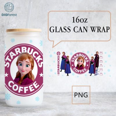 Disney Anna Princess Coffee Cup 16 Oz Libbey Glass Can Wrap Png | Sublimation Digital Elsa Png | Frozen Libbey Png | Glass Cup | Coffee Cup Disney Anna Princess Coffee Cup 16 Oz Libbey Glass Can Wrap Png | Sublimation Digital Elsa Png | Frozen Libbey Png | Glass Cup | Coffee Cup