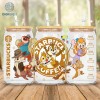 Disney Chip and Dale 16Oz Glass Can Wrap Png | 16oz Glass Can Wrap | 16oz Libbey Can Glass | Full Glass Can Wrap | Chipmonks Glass Can Wrap