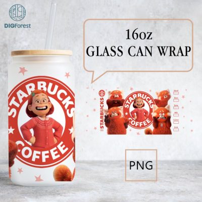 Disney Turning Red Ver2 16Oz Glass Can Png, Turning Red 16Oz Libbey Glass Can Wrap, Red Panda Png, Png Files For Sublimation, 4 Town Png Sublimation Disney Turning Red Ver2 16Oz Glass Can Png, Turning Red 16Oz Libbey Glass Can Wrap, Red Panda Png, Png Files For Sublimation, 4 Town Png Sublimation
