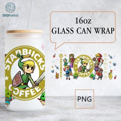 Legend Zelda 16Oz Glass Can Png | Hyrule Kingdom 16Oz Libbey Glass Can Wrap | Zelda Korok Png | Tears of the Kingdom Png | Hyrule Botanica Legend Zelda 16Oz Glass Can Png | Hyrule Kingdom 16Oz Libbey Glass Can Wrap | Zelda Korok Png | Tears of the Kingdom Png | Hyrule Botanica