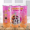 Disney Coco Dunkin Junkie Png Tumbler Wrap | Dunkin Junkie 20Oz Skinny Tumbler Design | Dunkin Junkie Donut Coco Miguel Tumbler Designs Png