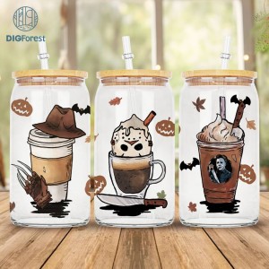 Horror Fall Coffee PNG | Halloween Coffee Png | Fall Coffee Png | Horror Movie Coffee | Pumpkin Spice Png | Horror Movie | Instant Download