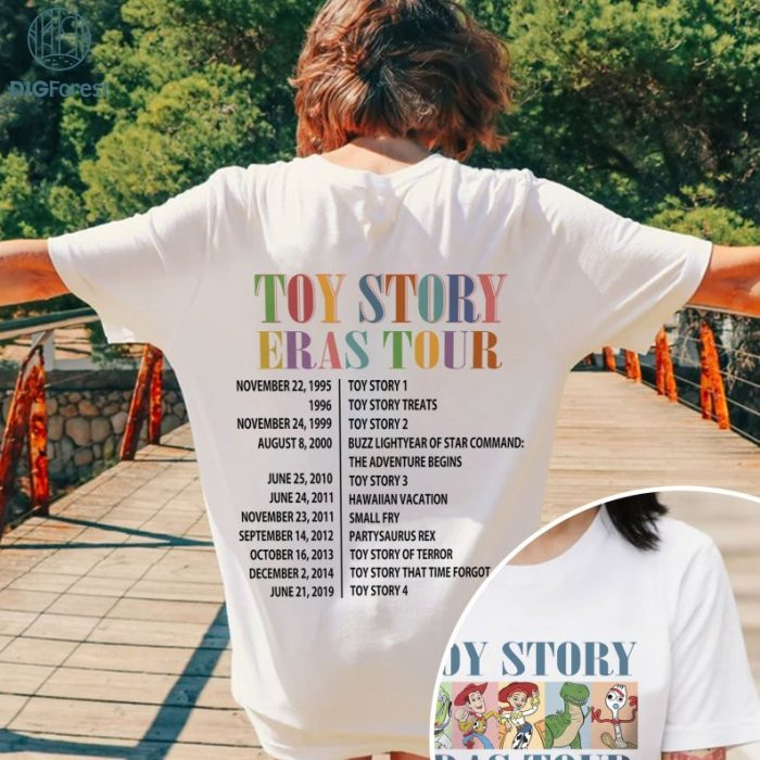 Disney Vintage Toy Story Eras Tour Style PNG | Eras Tour Toy Story Shirt | Buzz Lightyear PNG | The Eras Tour Toy Story | Toy Story Sublimation Design