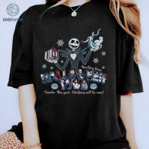 Disney Nightmare Before Christmas Halloween PNG, Halloweentown PNG, Jack Skellington PNG, Halloween Movies PNG, Sublimation Designs