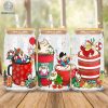 Disney Duck Tales Christmas Light 16oz Glass Can | 16oz Libbey Can Glass | Christmas Tumbler Wrap | Full Glass Can Wrap | PNG Instant Download