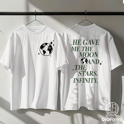 He Gave Me The Moon and The Stars Infinity Shirt – Belly and Conrad TSITP Quote Tee, The Summer I Turned Pretty Shirt