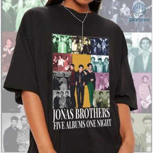 Five Albums One Night Tour Jonas Brothers PNG | Jonas Brothers 2023 Tour | Jonas Brothers PNG | Five Albums One Night | Sublimation Design