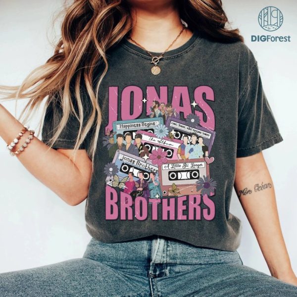 Jonas Brothers Png Sublimation Design | Raised On Jonas Brothers Clipart | Jonas Brothers Tour 2023 Png | Jonas Brothers World Tour Png