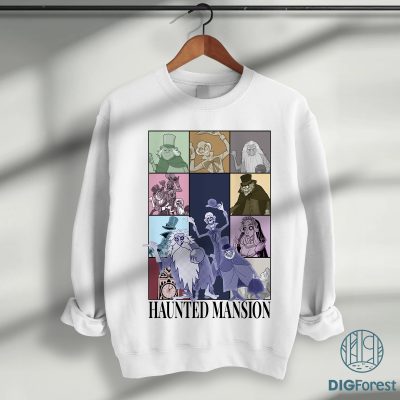 Disney Haunted Mansion Eras Tour PNG – Hitchhiking Ghosts PNG, Haunted Mansion Halloween PNG, Hollywood Studios PNG