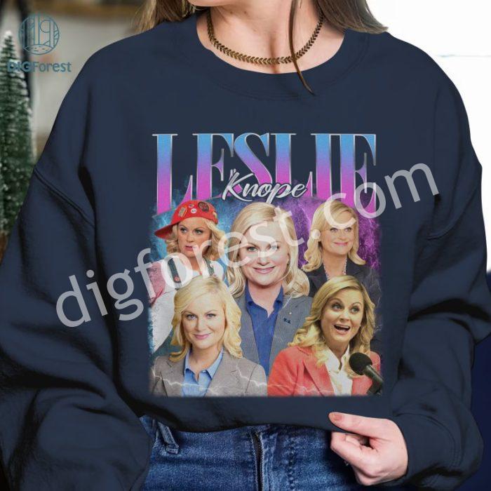 Leslie Knope Vintage Graphic PNG, Parks and Recreation Homage TV Shirt, Leslie Knope Bootleg Rap Shirt, Graphic Tees Sublimation Designs