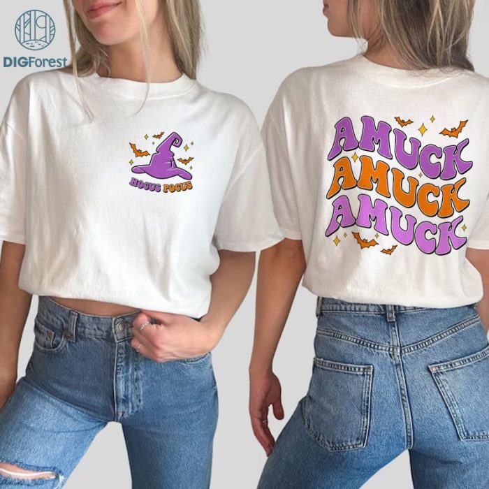 Hocus Pocus Amuck Amuck Amuck Png, Bunch Of Hocus Pocus, Hocus Pocus Png For Shirt, Sanderson Sisters, Halloween Witches Sublimation Png