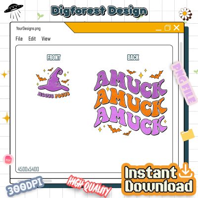 Hocus Pocus Amuck Amuck Amuck PNG – Bunch of Hocus Pocus PNG, Sanderson Sisters PNG, Halloween Witches PNG