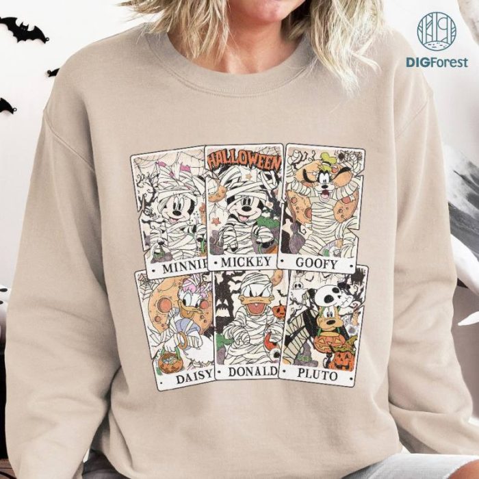 Disney Mouse Halloween Tarot Png | Mouse Head Shirt | Halloween Sublimation Png | Disneyland Halloween Shirt | Mickey and Friends Halloween Png