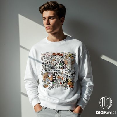 Disney Mickey Mouse Halloween Tarot PNG – Mickey & Friends Halloween PNG, Disneyland Halloween PNG