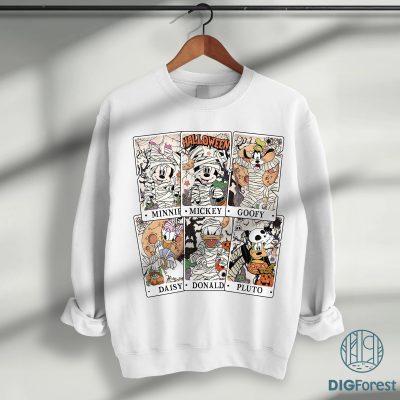 Disney Mickey Mouse Halloween Tarot PNG – Mickey & Friends Halloween PNG, Disneyland Halloween PNG