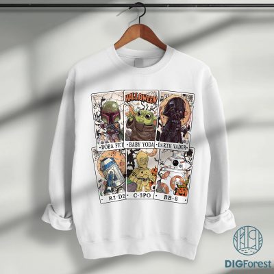 Star Wars Halloween Tarot PNG – Star Wars Characters PNG, Disneyland Halloween PNG, Star Wars Friends Halloween PNG