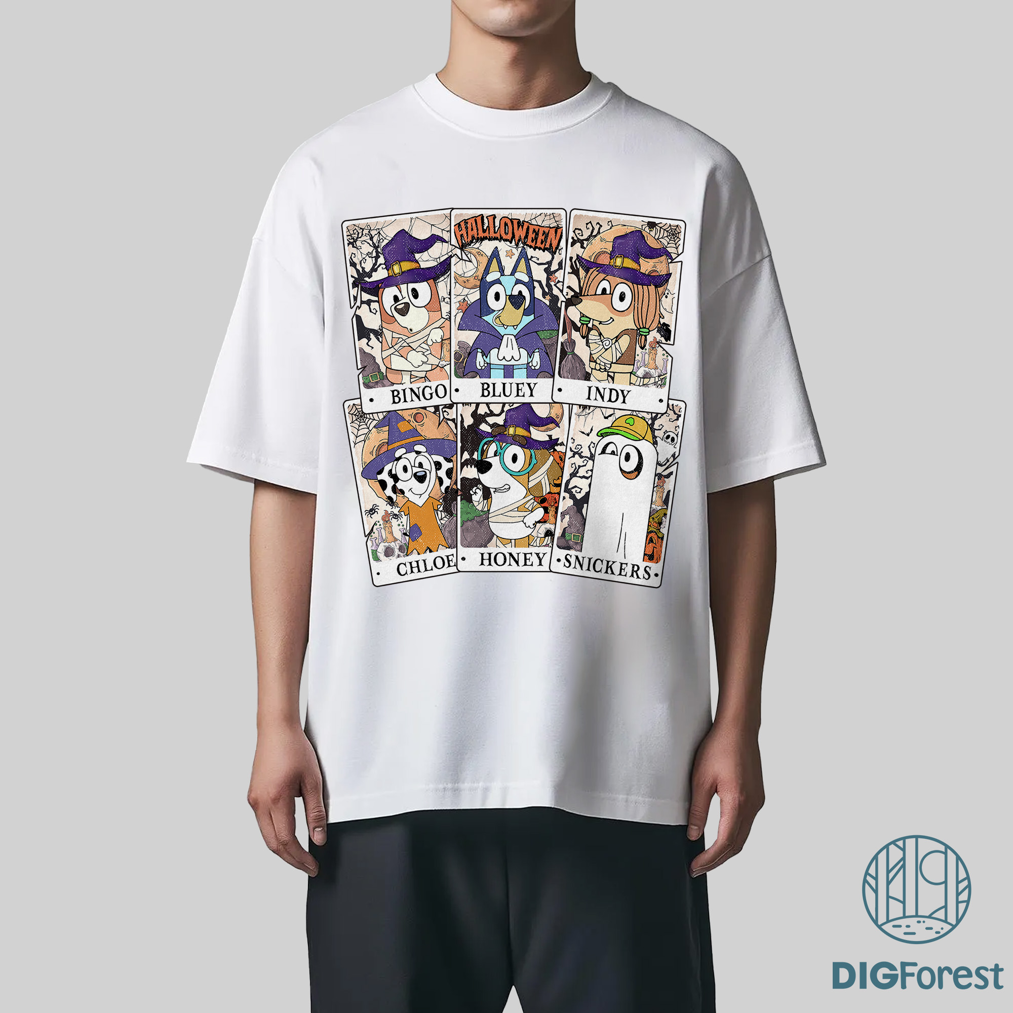 Bluey Horror Tarot Card PNG – Bluey Halloween PNG, Bluey & Friends PNG, Spooky Vibes PNG Bluey Horror Tarot Card PNG – Bluey Halloween PNG, Bluey & Friends PNG, Spooky Vibes PNG