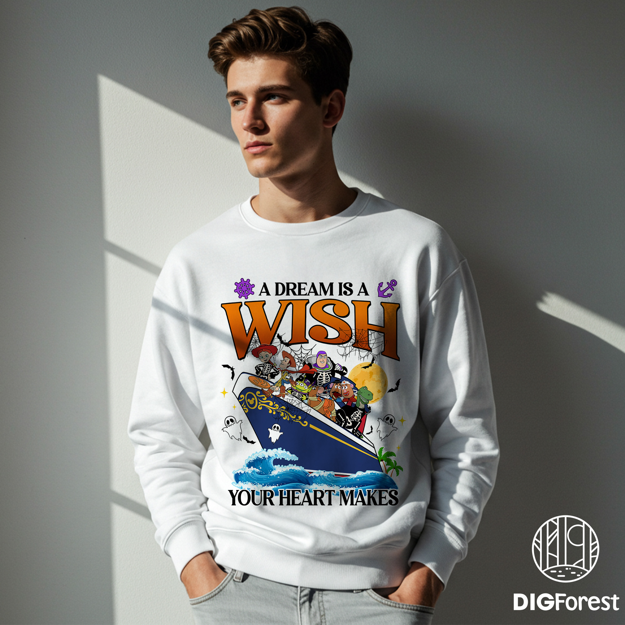 Disney Halloween On The High Seas Shirt – Toy Story Cruise Tee, A Dream Is a Wish Your Heart Makes Shirt, Family Halloween Cruise Outfit Disney Halloween On The High Seas Shirt – Toy Story Cruise Tee, A Dream Is a Wish Your Heart Makes Shirt, Family Halloween Cruise Outfit