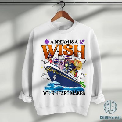 Disney Halloween On The High Seas Stitch PNG – Family Cruise Halloween PNG, A Dream Is A Wish Halloween PNG