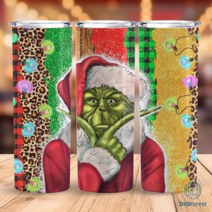The Grinch Christmas Tumbler Wrap PNG 20oz, The Grinch Tumbler Wrap PNG, Instant Download