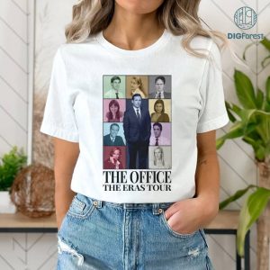 The Office Eras Tour Png, The Office Eras Style Design, Michael Scott Vintage T Shirt, The Office Fan Gift, Graphic Tees For Women Trendy, Digital Download