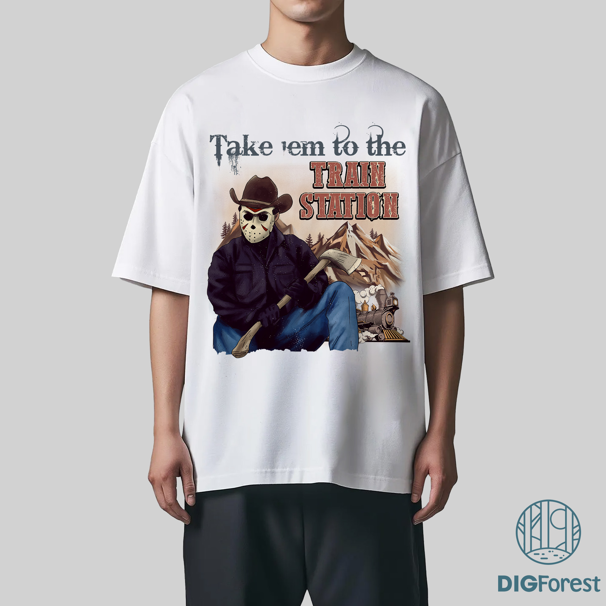 Retro Horror Jason Voorhees PNG – Take ’Em To The Train Station PNG, Vintage 90s Halloween Movies PNG Retro Horror Jason Voorhees PNG – Take ’Em To The Train Station PNG, Vintage 90s Halloween Movies PNG