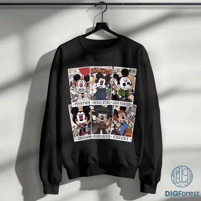 Disney Mickey Mouse Halloween Horror Tarot PNG – Mickey Mouse Head PNG, Mickey & Friends Halloween PNG