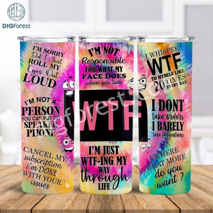 Sarcastic Tumbler, 20oz Skinny Tumbler Sublimation Designs Tumbler PNG File Digital Download, Sarcastic Quotes, Funny Tumbler