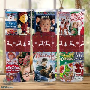 Home Alone Christmas 20 Oz Skinny Tumbler Wrap Png | Kevin Mccallister Holiday | Funny Christmas Movie Quotes | Sublimation Download Png