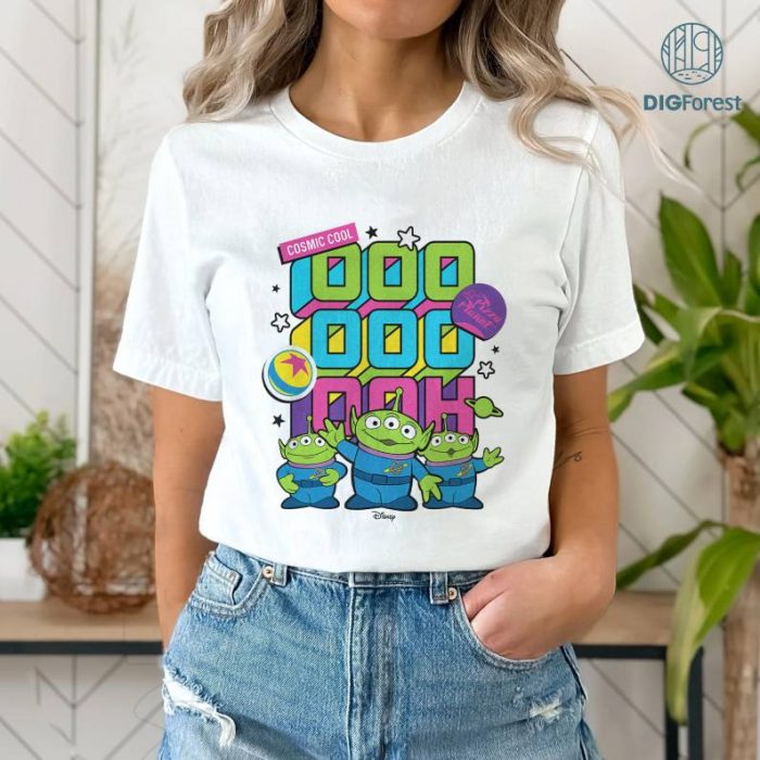 Disney Toy Story Aliens Png, Little Green Alien, Pizza Planet Shirt, Toy Story Design, Disneyland Family Matching Png, Magic Kingdom Instant Download