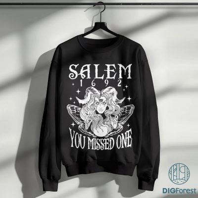 Vintage Salem Witch Shirt - Massachusetts Witch Trials Tee, Salem 1692 They Missed One, Spooky Halloween Outfit Vintage Salem Witch Shirt - Massachusetts Witch Trials Tee, Salem 1692 They Missed One, Spooky Halloween Outfit