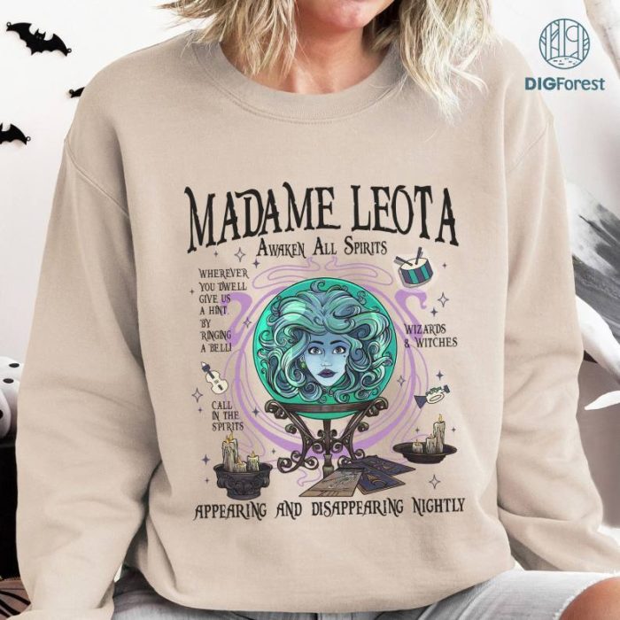 Retro Madame Leota Shirt, Haunted Mansion Shirt, Foolish Mortals Shirt, Stretching Room, Disneyland Halloween Shirt, Halloween Gifts