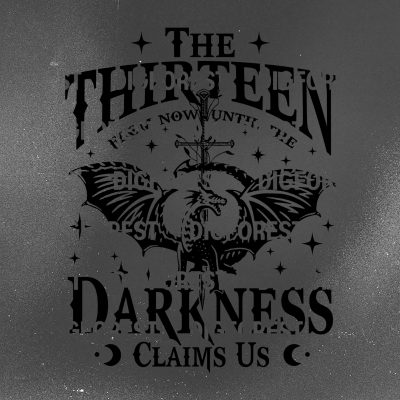 Retro Throne Of Glass Shirt | From Now Until The Darkness Claims Us Shirt | We Are The Thirteen Design | Sarah J Maas Book Shirt | Bookish Gift | SJM Shirt