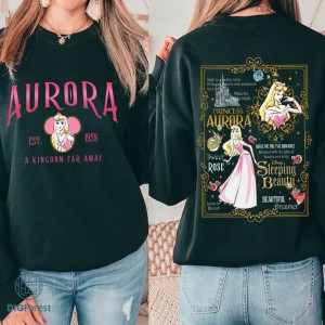 Disney Vintage Aurora Princess Two-sided Png, Aurora est 1959 Shirt, Sleeping Beauty Png, Disneyland Princess Png, Girl Trip Png, Sublimation Designs