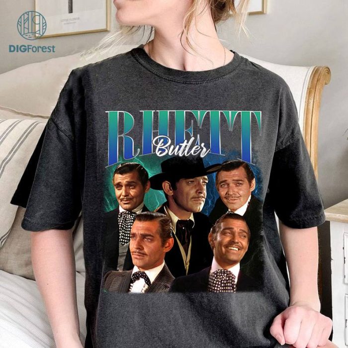 Rhett Butler Shirt | Vintage Rhett Butler PNG| Rhett Butler Homage Shirt | Gone with the Wind Shirt